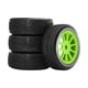 thumbnail image 1 of 4 llantas de rueda RC a escala 1:8, piezas de mejora, ensamblaje, suministro de bricolaje, accesorios para coche RC verde, 1 of 9
