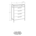 thumbnail image 2 of Sauder Nova Loft Commode en Bois Manufacturé Finition Noyer Grand, 2 of 10