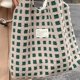 thumbnail image 2 of Bolso Bolso de mano de felpa para otoño e invierno, bolso de hombro de viaje de calle para mujer a cuadros (verde), 2 of 6