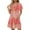 Watermelon Red, variant on 50% Off Clear! Summer Dresses for Women 2025 Women's Fashion Summer Print Short-sleeved V-neck Casual Dress