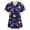 BB03_Earthy Yellow, variant on IYYVV Halloween Mens Scrub Tops Plus Size Print Scrub Tops Short Sleeve V-Neck Nursing Shirt with Pockets Dark Purple S
