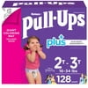 Huggies Pull-Ups Plus Training Pants For Girls One Color, 3T-4T (32-40 lb/15-18 kg)