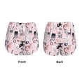 thumbnail image 5 of Lsque Cat Printed Women's Running Shorts with Liner Pockets,Elastic Quick Dry Workout Athletic Gym Yoga Shorts,Womens High Waist Shorts-Small, 5 of 9