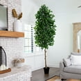 thumbnail image 7 of Nearly Natural 10ft. Artificial Ficus Tree, Green, 7 of 7