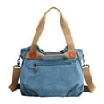 thumbnail image 1 of Felwors Sac à Bandoulière Rétro pour Femme à une Épaule, Grande Capacité, Sac à Main Mode, Sac en Toile Simple et Polyvalent pour Femme, Sac pour Femme, 1 of 5