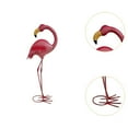 thumbnail image 6 of Flamingo Sculpture Garden Statue Metal Yard Art Pink Bird Landscape Ornament for Outdoor Lawn Balcony Decor, 6 of 9