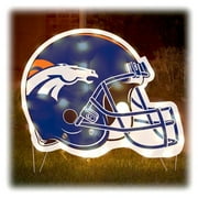 Denver Broncos Illuminated Yard Sign