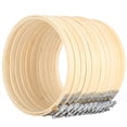 thumbnail image 5 of Cercles de Broderie en Bambou, 12 Pcs Outils de Couture, Design Futuriste, 5 of 5