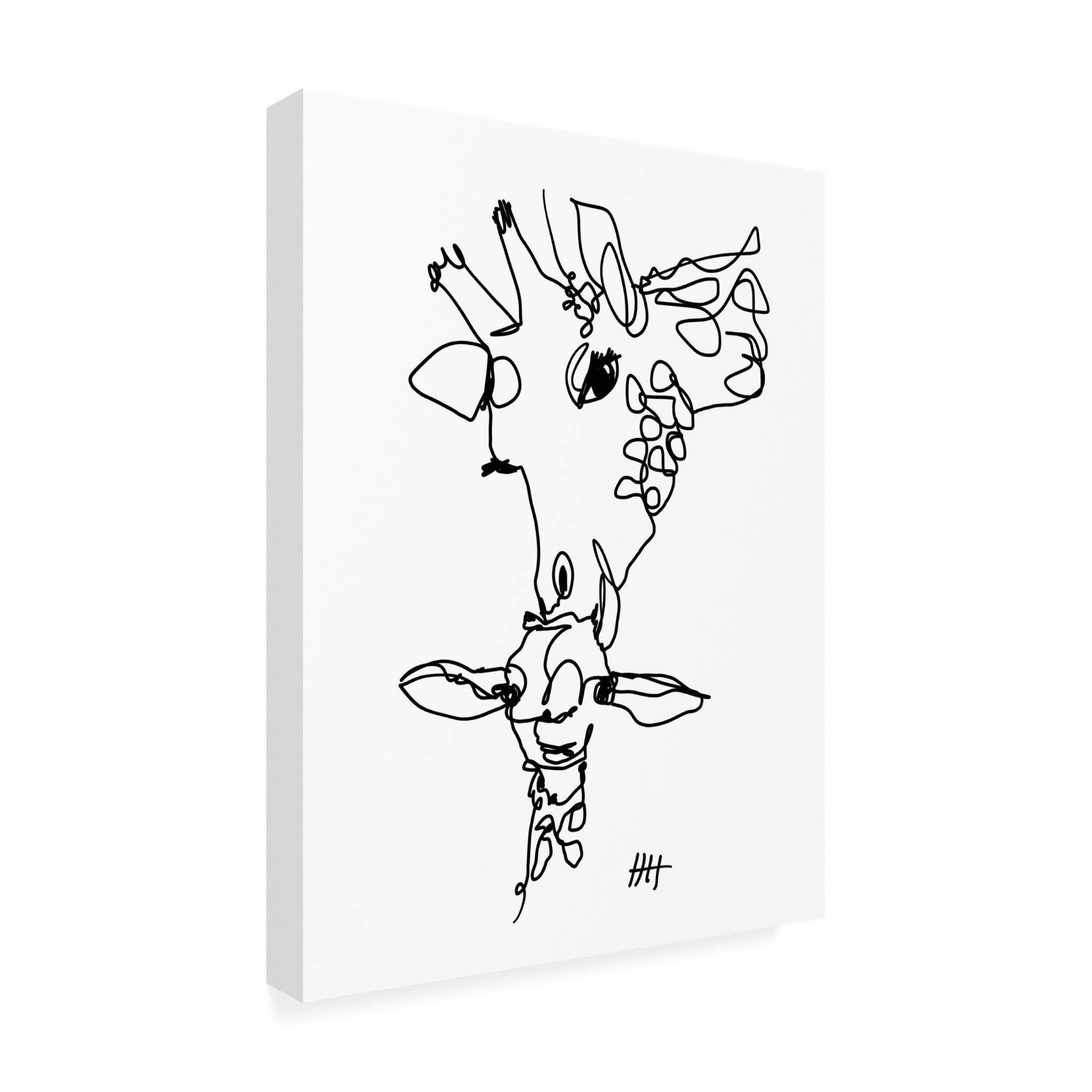 Trademark Fine Art Hanna Lee Tidd Long Necks Canvas Wall Art
