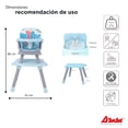 thumbnail image 4 of Silla Alta 4 en 1 Grow with me Azul Gris D'Bebé 83-3, 4 of 4