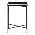 thumbnail image 3 of Kate and Laurel Celia Modern Side Table, 18 x 12 x 26, Black, Foldable Rectangular End Table for Storage and Display, 3 of 7