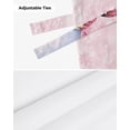 thumbnail image 6 of Christmas Snowman Pink Christmas Tree Window Curtain for Living Room Christmas Kitchen Cabinet Tie-up Valance Curtain Rod Pocket, 6 of 6