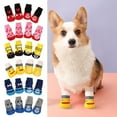 thumbnail image 4 of Non-Slip Pet Cotton Socks - Soft Comfortable, Protects Paws, Fits Teddy/Poodle & More, Easy to Put On/Take Off, 4 of 4