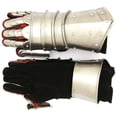thumbnail image 2 of Medieval Warrior Metal Gothic Knight Style Gauntlets Functional Armor Gloves, 2 of 2