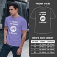 thumbnail image 4 of Greenyef Graphics I Paused My Game to Be Here Gamer Gift Funny Tee Men's T-Shirt Style-27 (Violet & White, X-Large), 4 of 6