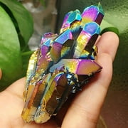 Jewellery Irregular Natural Colorful Rainbow Quartz Crystal Cluster Crystal Ore Rock Minerals Geode Specimen Home Decor Specimen