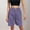 Purple, variant on DuoJiaJ Women's Fashionable Capris Spring And Summer Button Up High Waisted Wide Leg Shorts Women Shorts Green L