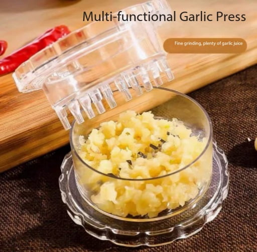 1 piece household twisting garlic box garlic press garlic masher garlic twisting garlic box garlic stirrer kitchen creative garlic press ginger grinder