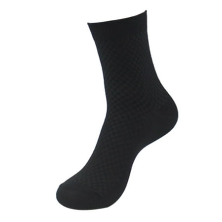 Silver Tails Bamboo Charcoal - Men Bamboo Fibre Odorless Socks Casual Sock