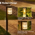 thumbnail image 2 of Luces solares para caminos ELECLINK Outdoor mejoradas, paquete de 4, 2 of 7