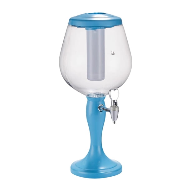 Dispensador de cerveza Dispensador de bebidas 3L Estable Mantiene la cerveza fría Vertedor con grifo Torre de cerveza para juegos al aire libre Cóctel