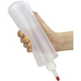 thumbnail image 6 of ZOURIH Empty Squeeze Bottles 16 oz, 6 PACK Squirt Containers with Red Top, BPA Free for Condiments, Syrup, Ketchup, Sauces, Dressing, Oil, Honey | Arts and Crafts - Leak Proof - Kitchen,Clear, 6 of 6