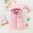 thumbnail image 2 of Vividxx Girls Jacket Toddler Boys Girls Sleeveless Winter Bowknot Solid Color Vest Jacket Coat Warm Party Outerwear Jackets Tops 12-18 Months, 2 of 9