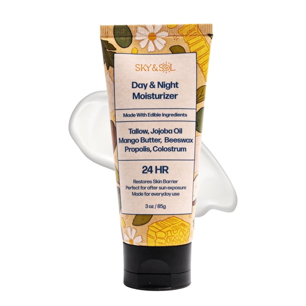 Crema hidratante Sky and Sol Everything, 90 ml, 100% de animales alimentados con pasto