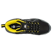 Larnmern Mens Steel Toe Slip Resistant Static Puncture Proof Work Boot