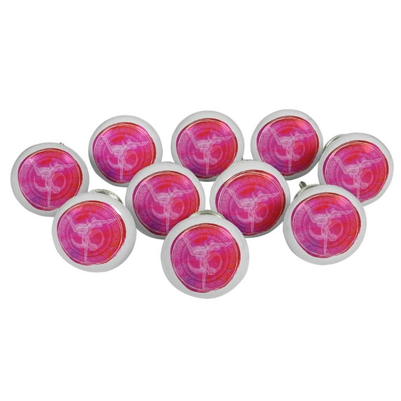 IBA Indianbeautifulart Fuchsia Gymnastic Yoga Door Knobs Cabinet Drawer Pulls For Dresser Ceramic Knobs