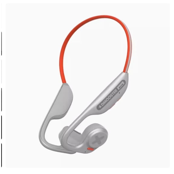 Seetoy Bone Conduction Headphones Premium Open-Ear Wireless Bluetooth Sport Headphones with Microphones, Sweatproof Waterproof for Running, Gym, Hiking, Cycling, Silver