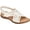 Ivory, variant on Easy Spirit Womens Mar Woven Leather Flat Sandals