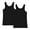 Black, variant on Women's Tank Tops Cotton Undershirts Tanks Top Comfy Camis Base Layer 2-Pack