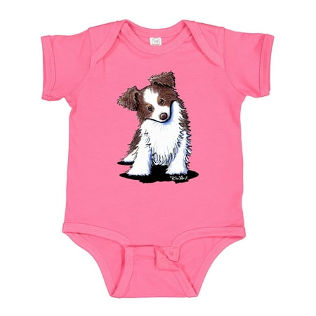 

Inktastic Australian Shepherd Boys or Girls Baby Bodysuit