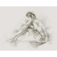 thumbnail image 2 of Harper, Ethan 18x15 Black Ornate Wood Framed with Double Matting Museum Art Print Titled - Form Study II, 2 of 4