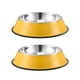 thumbnail image 1 of Cuenco de agua para perros de acero inoxidable para comederos para mascotas con base de goma, paquete de 2, 1 of 5