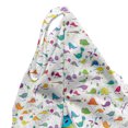 thumbnail image 5 of Funny Cartoon Lounger Chair Bag, Various Colors and Shapes of Dinosaur Motifs Doodle Animal Drawings, High Capacity Storage with Handle Container, Lounger Size, Multicolor, by Ambesonne, 5 of 5