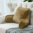thumbnail image 3 of Home Soft Things DO-IT-YOURSELF Textured Velvet Bedrest Pillow - Tobacco Brown - 20" x 18" x 17", 3 of 8