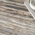 thumbnail image 3 of Nourison Jubilant Striped Grey/Beige 5'3" x 7'3" Area Rug (5x7), 3 of 10