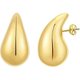thumbnail image 1 of Chunky Gold Hoop Earrings For Women, Lightweight Waterdrop Hollow Open Hoops Earrings Fashion Jewelry For Women Girls, 1 of 4