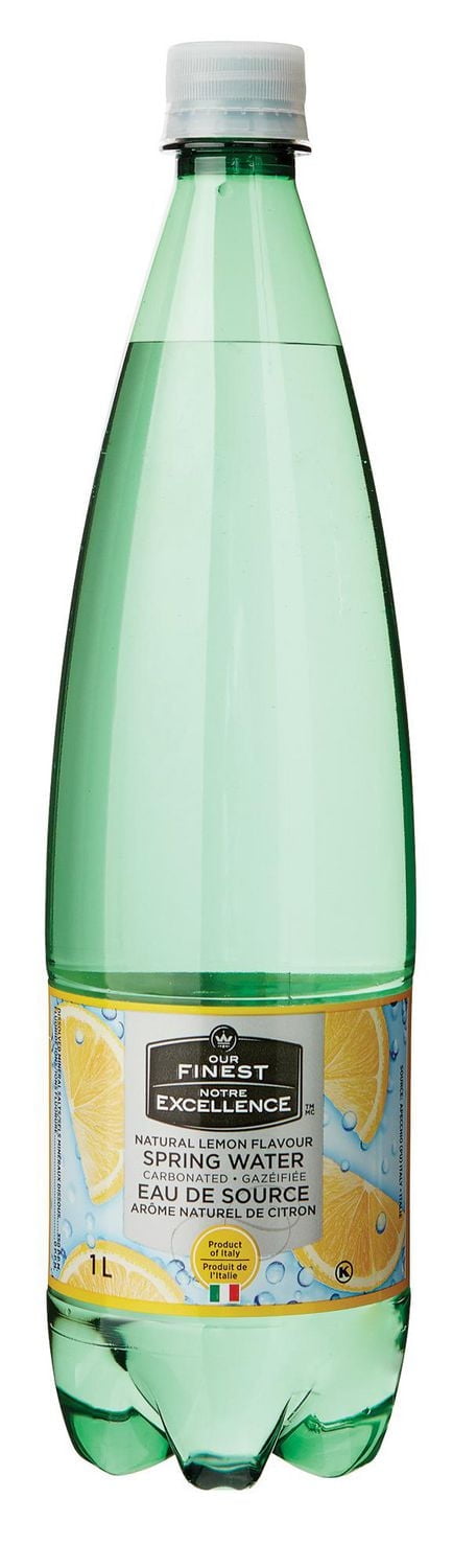 Our Finest Natural Lemon Flavour Spring Water – Carbonated