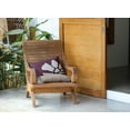 thumbnail image 3 of Simply Daisy 14 in x 20 in Modern/Contemporary Purple Floral Polyester Decorative Lumbar Pillow, 3 of 3