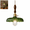 A, variant on Green Pendant Light, Glass Japanese Style Vintage Hanging Lamp, 9.8 X 9.8 In, Style C, Dining Room Kitchen Island Cafe