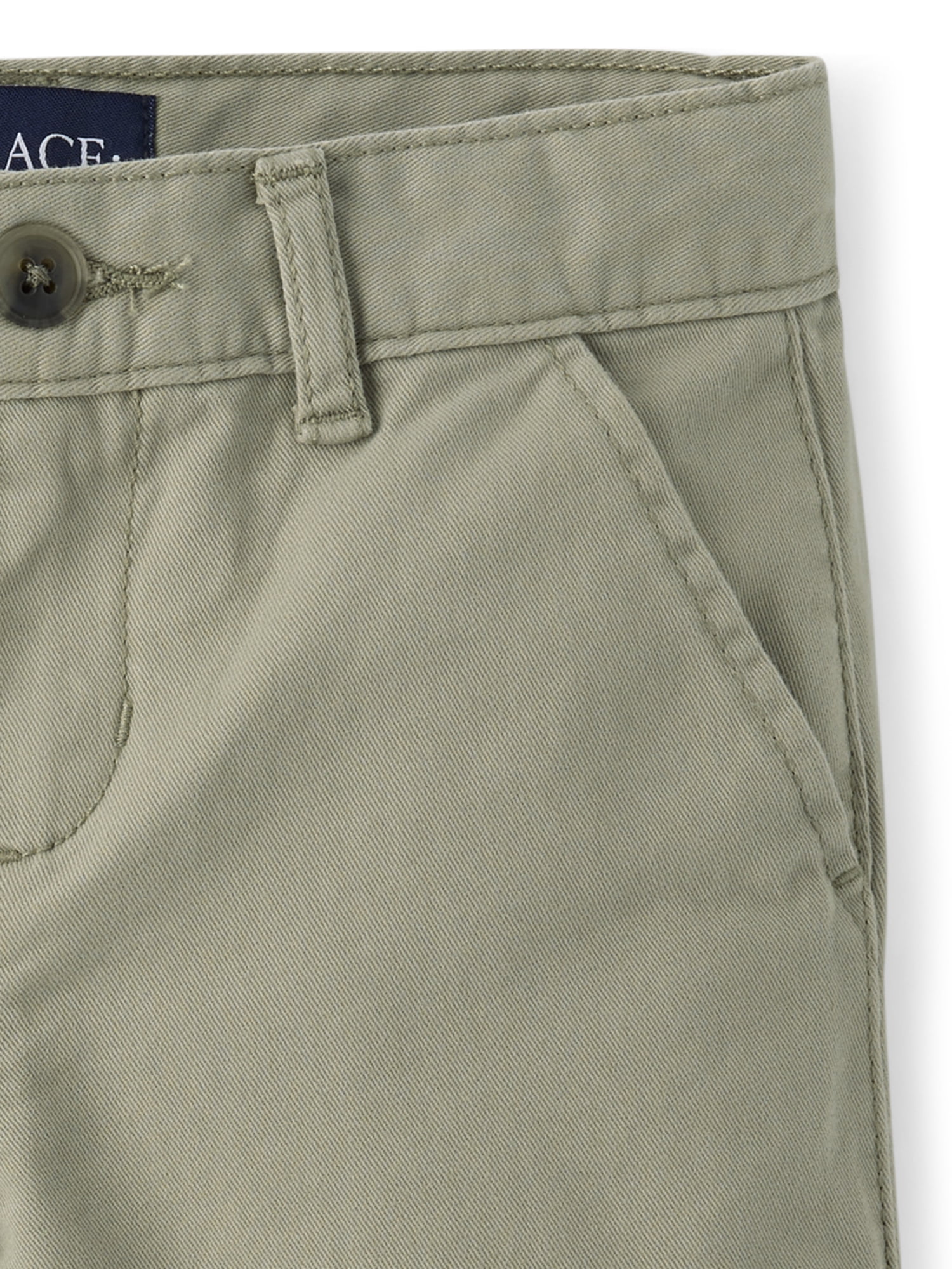 The Children's Place Boys Pull-On Solid Chino Short, Sizes 4-16
