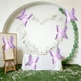 thumbnail image 3 of Large Purple 3D Butterfly Decorations (12") with Stand - Hanging Wedding, Party, Garden Decor for Outdoor Wall, Birthday, Valentine's Day, 3 of 5