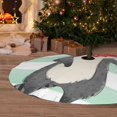 thumbnail image 6 of Yiaed Cute Raccoon Print Christmas Tree Skirt , Tree SkirtsTree Mat for Christmas Winter Holiday Indoor Decorations-30", 6 of 7