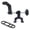 A*8x4x2cm, variant on Portable Bike Wheel Truing Stand 8x4cm Adjustable Rim Alignment Tool ABS Black