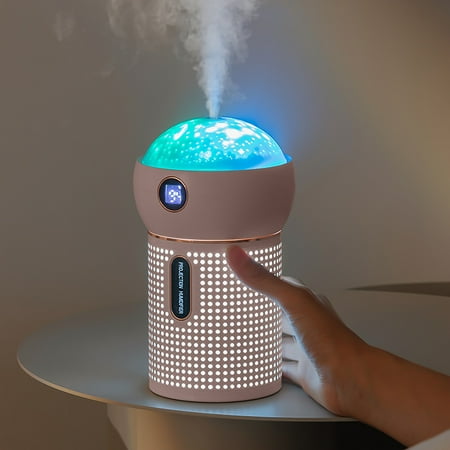 

Night Humidifier For Kids 630ml Cool Mist Humidifier For Kid Bedroom 360°Rotation Projection -Quiet Waterless Auto-Off Gift For Kids Promotional Sale Clearance Sale
