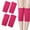 Rose Red, variant on Stcellnmex Elastic Sponge Knee Pads Anti Slip Protector for Skating Dance Volleyball Cycling 2 Pack
