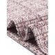 thumbnail image 5 of Conjunto de traje de tweed de 2 piezas para mujer INSPIRE CHIC, chaqueta de botones de manga 3/4 y falda lápiz, color rosa, talla XS, 5 of 6